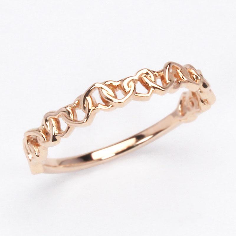 リング ハートリング ハート 指輪 k10 10k 10金 ピンクゴールド メンズ