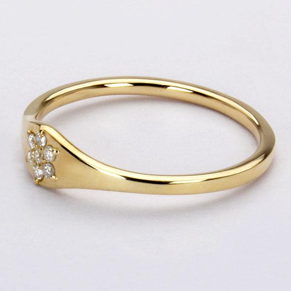 ダイヤモンド リング ダイヤリング ダイヤ 印台 10金 k10 10k