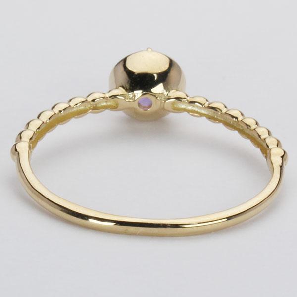 k18イエローゴールド 天然アメジスト ダイヤモンド リング ソーティング付き 楽天市場】指輪 メンズリング 18金 K18 18K アメジスト ダイヤモンド