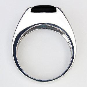 海外品 オニキスリング オニキス指輪 黒瑪瑙 印台リング オニキス メンズリング メンズ ホワイトゴールド 指輪 男女兼用 ユニセックス プレゼント ギフト p 【EIM2410817600】(87120円)