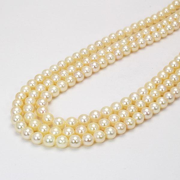 あすつく パール ネックレス ロングネックレス パールネックレス 真珠ネックレス 140cm あこや 本真珠 5.5-6mm メンズ 送料無料 プレゼント ギフト 自分買いの画像