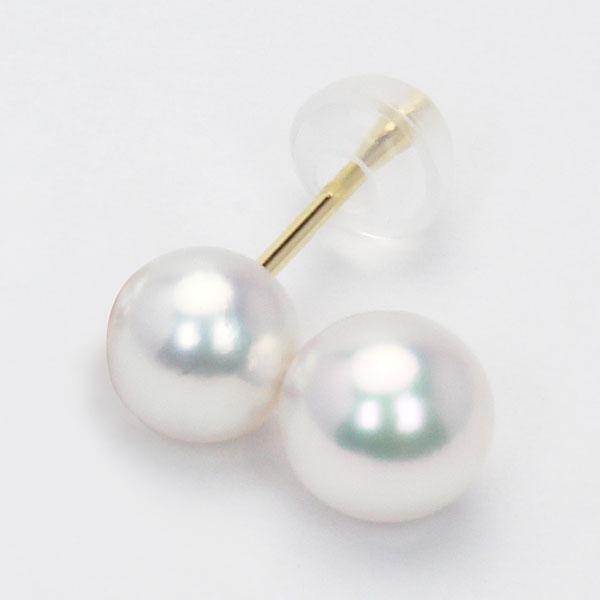 パール ピアス 18金 18k k18 真珠 ベビーパール ダブルパール スタッド メンズ レディース ユニセックス 男女兼用 送料無料 カジュアル ジュエリー 卒業 入学 puの画像