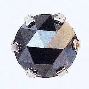 メンズ ピアス 片耳用 ブラックダイヤモンド 0.25ctpt900