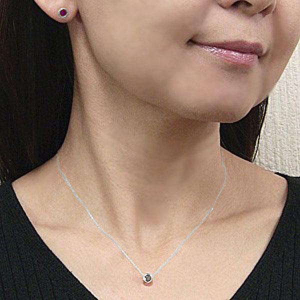 ネックレス ペンダント メンズ ガーネット k18 18金 ホワイトゴールド 一粒 1月誕生石 送料無料 ジュエリー プレゼント ギフト ご褒美 自分買い puの画像