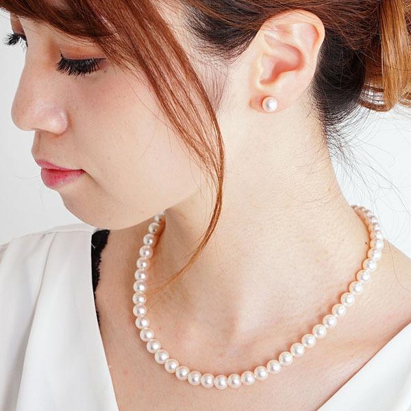 パール ネックレス 真珠ネックレス 天女 花珠真珠 オーロラ花珠天女  