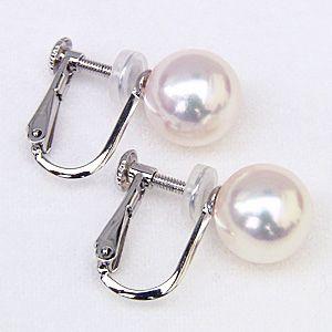 パール ネックレス オーロラ花珠真珠 真珠 あこや 8-8.5mm ピアス