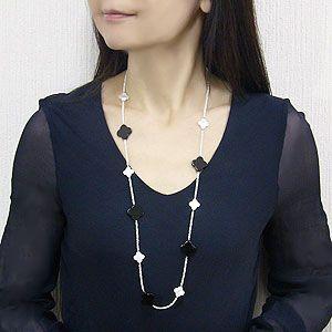 真珠 ネックレス パールネックレス ロングネックレス 淡水パールパール シェル 黒メノウ 淡水真珠 送料無料 フォーマル 結納 プレゼント ご褒美 自分買い pu_1
