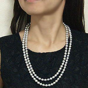 パール ネックレス パールネックレス 真珠 ロングネックレス  