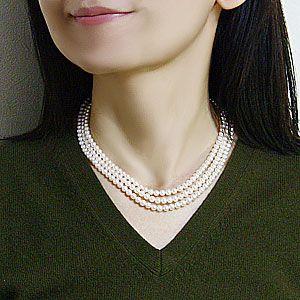 パール ネックレス パールネックレス 真珠ネックレス ロングネックレス 