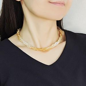 シトリン 黄水晶 ネックレス 3連ネックレス シルバー 品質保証書付 送料無料 11月誕生石 誕生日 プレゼント ギフト ご褒美 自分買い puの画像