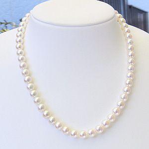 パール ネックレス パールネックレス 真珠ネックレス パールセット 真珠 ピアス 2点セット 7.5-8mm 冠婚葬祭 送料無料 プレゼント ギフト ご褒美 自分買い_3
