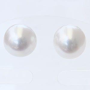 パール ピアス 真珠 スタッド 南洋白蝶真珠 12mm k14 14k 14金 