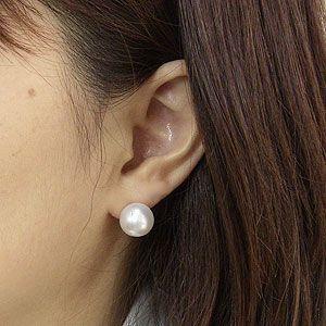 パール ピアス 真珠 スタッド 南洋白蝶真珠 12mm k14 14k 14金