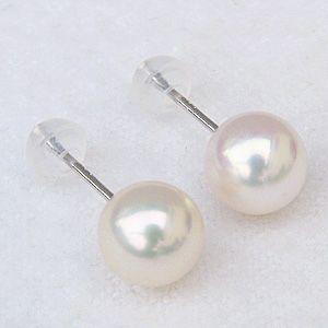 パール ピアス パールピアス 真珠ピアス スタッドピアス 真珠 プラチナ 