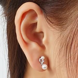 パールピアス パール ピアス 真珠ピアス スウィングピアス