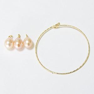 パール ピアス 18金 18k フープ 真珠 k18 ゴールド 淡水 淡水真珠 2WAY ラッピング ゆれる ぶら下がり 送料無料 プレゼント ギフト ご褒美 自分買い puの画像