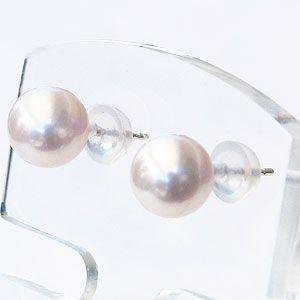 パール ピアス 18金 18k 真珠 スタッド レディース 真珠 あこや 本真珠 7.5mm-8mm ゴールド k18 k18 冠婚葬祭 送料無料 プレゼント ギフト 自分買い puの画像