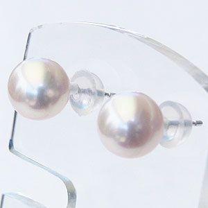 パール ピアス パールピアス 真珠ピアス スタッドピアス 真珠 本真珠 8.5mm-9mm プラチナ シンプル 冠婚葬祭 送料無料 プレゼント ギフト ご褒美 自分買い puの画像
