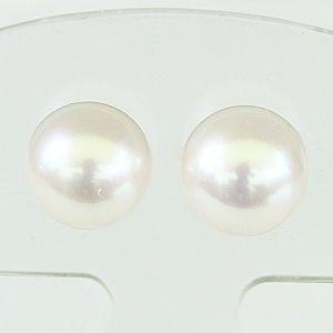 新品　K18 越物バロックアコヤパール. 18金の冠　9mmのパール ピアス 新品 K18 越物バロックアコヤパール. 18金の冠 9mmのパール ピアス