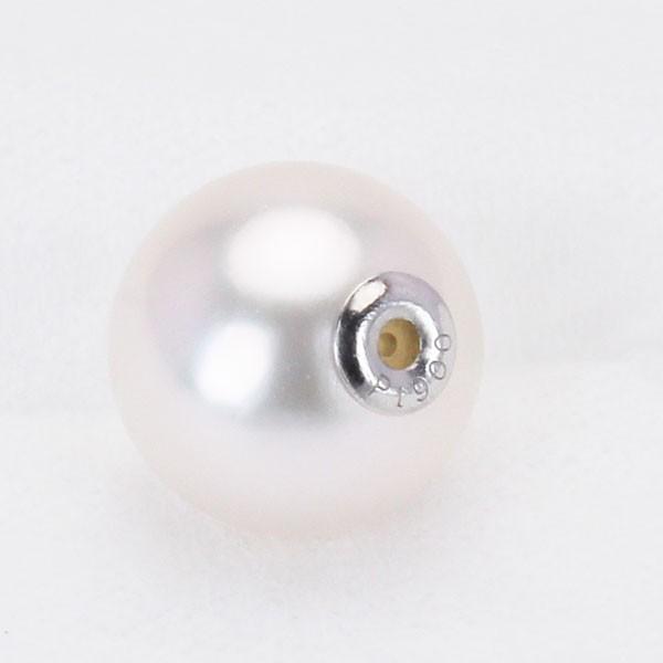 パール ピアス パールピアス プラチナ パールキャッチ ピアス用キャッチ ピアスキャッチ キャッチ 本真珠 8mm 送料無料 プレゼント ギフト 自分買い puの画像