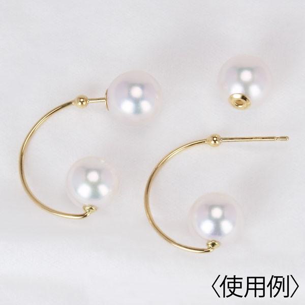 パール ピアス 18金 18k k18 イエローゴールド キャッチ 用キャッチ