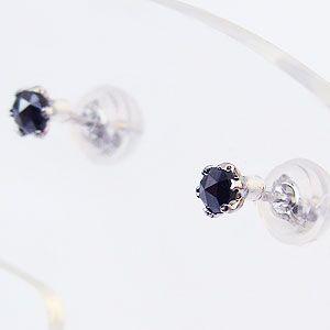 普段使い ピアス ブラックダイヤモンド 0.20ct pt900 プラチナ 送料無料 ジュエリー おすすめ カジュアル 人気 プレゼント ギフト ご褒美 自分買い｜shinjunomori｜03