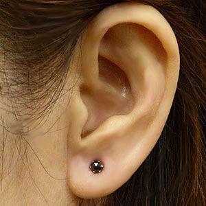 普段使い ピアス ブラックダイヤモンド 0.50ct pt900 プラチナ 送料無料 ジュエリー おすすめ カジュアル 人気 プレゼント ギフト ご褒美 自分買い puの画像