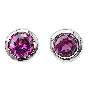 ピアス レディース ガーネット k10 10金 ホワイトゴールド 一粒 ガーネットピアス シンプル 送料無料 プレゼント ギフト ご褒美 自分買い puの画像
