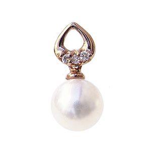 パール ピアス 18金 18k 普段使い あこや真珠 k18G ピンクゴールド