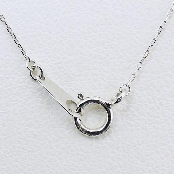 真珠 ネックレス パール ネックレス フラワーモチーフ あこや本真珠 0.01ct ダイヤモンド k18 ホワイトゴールド レディース プレゼント ご褒美 自分買い puの画像