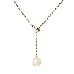 パール 真珠 ネックレス ペンダント パールネックレス パールペンダント Ｙチェーン 淡水パール 2way 18金 k18 ゴールド プレゼント ギフト 自分買い puの画像