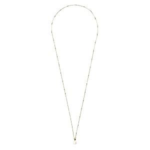 真珠 ネックレス パール パールネックレス パールペンダント Ｙチェーン あこや本真珠 8mm 2way 18金 k18 ゴールド き 誕生石 プレゼント ギフト 自分買い puの画像