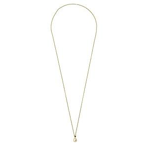 パール 真珠 ネックレス ペンダント パールネックレス パールペンダント Ｙチェーン 淡水パール 淡水真珠 2way 18金 k18 ゴールド プレゼント ギフト puの画像