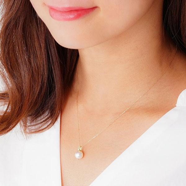フ*ミ様 あこや真珠　本真珠　パール　ネックレス あこや真珠珠パールネックレス真珠8.5mmK18イエローゴールド