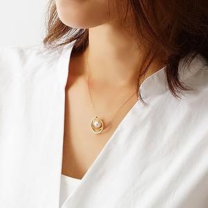 真珠 ネックレス パール ネックレス 真珠ネックレス パールネックレス 18k k18 18金 イエローゴールド あこや本真珠 送料無料 プレゼント ギフト 自分買い puの画像