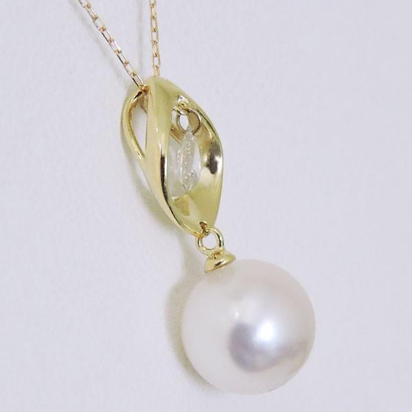 ペアシェープダイヤがゆれるネックレス 45cmフリーアジャスター K18WG ペアシェープダイヤがゆれるネックレス 45cmフリーアジャスター