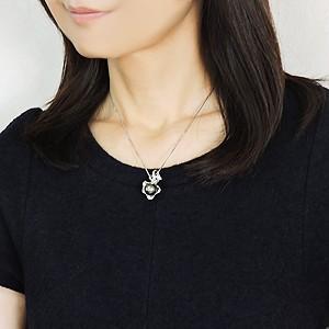 ネックレスペンダント 黒真珠 ブラックパール 10mm 真珠ネックレス パールネックレス シルバー パール パーティー 送料無料 プレゼント ご褒美 自分買い puの画像