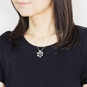 ペンダント ネックレス パール 黒真珠 ブラックパール 10mm 真珠ネックレス パールネックレス シルバー 2次会 送料無料 プレゼント ギフト 自分買い puの画像