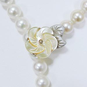 本真珠 パールネックレス セミロング 楽天市場】あこや本真珠セミロングネックレス/5.5-6.0mm 約84cm
