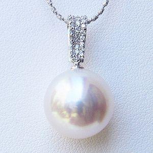 Pt南洋白蝶真珠ペンダントネックレス 新品未使用品 真珠 パール 南洋白蝶真珠 ペンダント ネックレス 14m ピンクホワイト