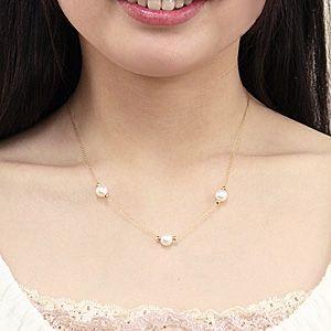 真珠 ネックレス パール ネックレス 真珠ネックレス スルーネックレス 18k k18 18金 イエローゴールド 送料無料 品質保証書 プレゼント ご褒美 自分買い puの画像