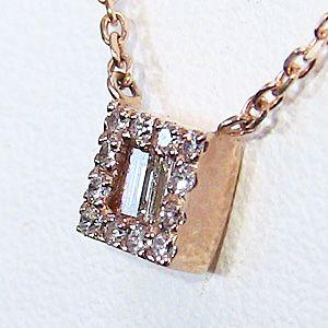 ダイヤモンドペンダント ネックレス ピンクゴールド k18 ダイヤモンド 0.10ct 送料無料 ジュエリー 人気 プレゼント ギフト ご褒美 自分買い puの画像