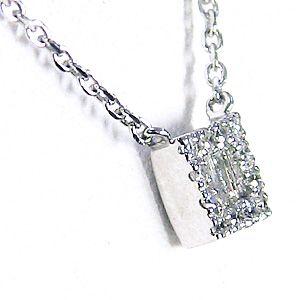 ダイヤモンドペンダント ネックレス ホワイトゴールド k18 ダイヤモンド 0.10ct 送料無料 ジュエリー プレゼント ギフト ご褒美 自分買い puの画像