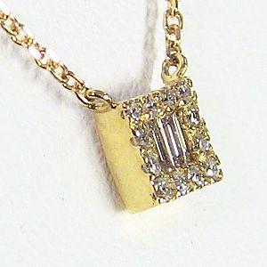 ダイヤモンドペンダント ネックレス イエローゴールド k18 ダイヤモンド 0.10ct 送料無料 ジュエリー プレゼント ギフト ご褒美 自分買い puの画像