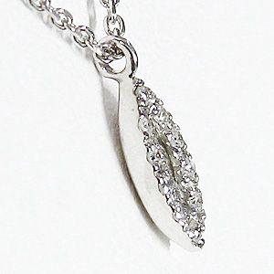 ダイヤモンドペンダント ネックレス ホワイトゴールド ダイヤモンド 0.09ct 送料無料 ジュエリー 人気 プレゼント ギフト ご褒美 自分買い puの画像