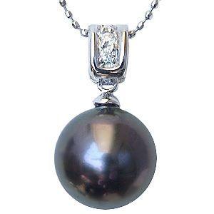 ペンダントトップ ダイヤ ネックレスペンダント 黒真珠パール プラチナネックレス ダイヤモンド ジュエリー プレゼント ギフト ご褒美 自分買い pu