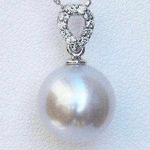 ダークブラウン 茶色 真珠 パール 南洋白蝶真珠 10mm ペンダントトップ