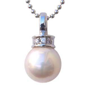6月誕生石 ネックレスペンダント あこや真珠パール k18 ホワイトゴールドネックレス ダイヤモンド 冠婚葬祭 人気 プレゼント ギフト ご褒美 自分買い p