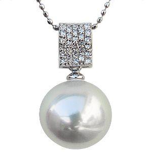 ペンダントトップ ダイヤ ネックレスペンダント 南洋真珠パール k18 ホワイトゴールド ダイヤモンド 人気 プレゼント ギフト ご褒美 自分買い p