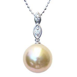 真珠 パール ペンダントトップ 南洋白蝶真珠 ゴールデンパール 10mm ホワイトゴールド 送料無料 ジュエリー プレゼント ギフト ご褒美 自分買い p K18 南洋白蝶真珠 ゴールデンパール ペンダントトップ⁄j33-12